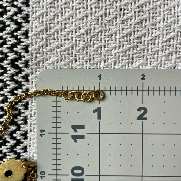 Genuine Natural Emerald/Green Spinel Six Stones Pendant Gold Tone 19" Necklace - Picture 6 of 15